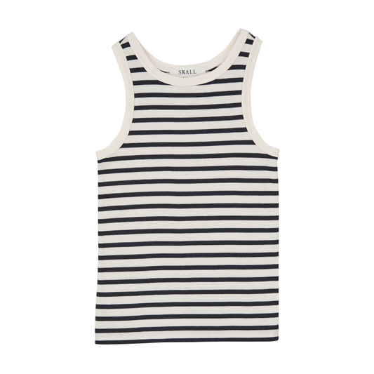 Loui Tank Top, Dark Navy/White Stripe