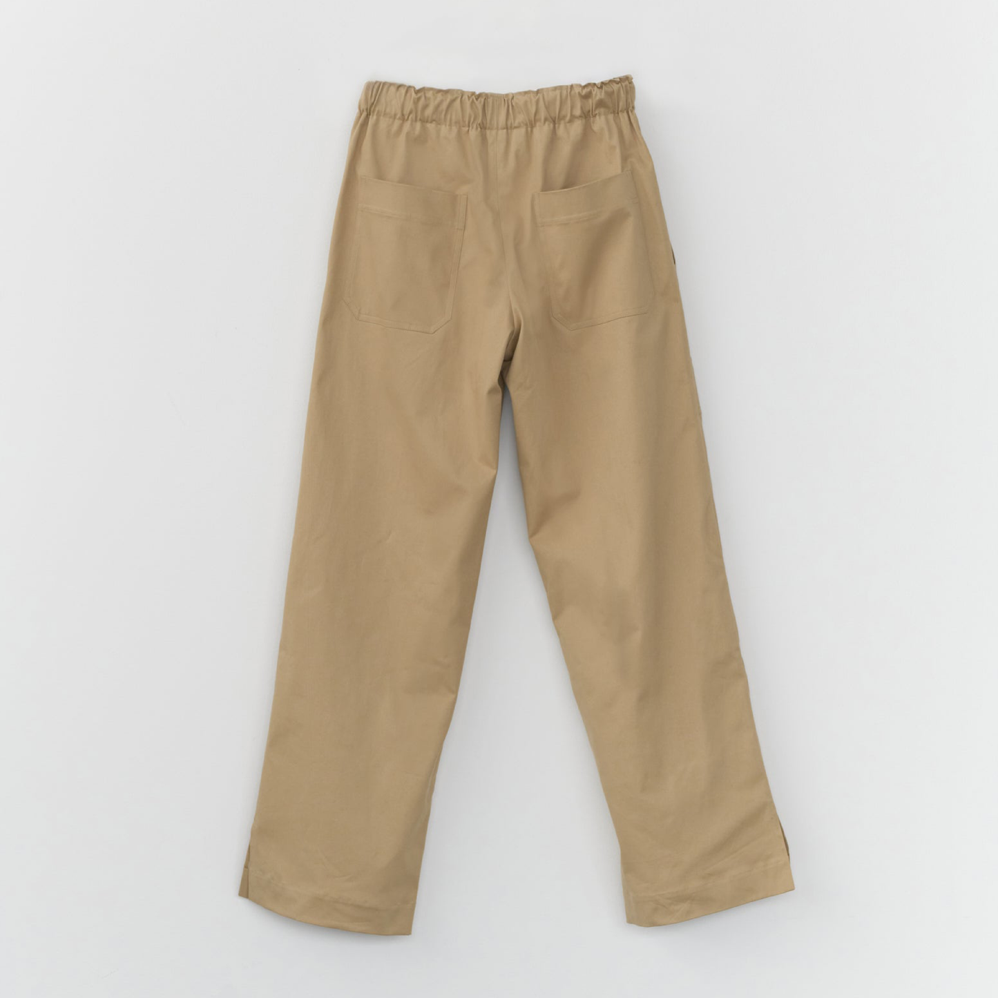 Canvas Casual Pants, Beige