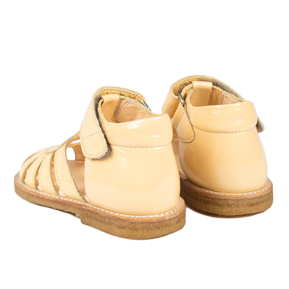 Begynder sandal med velcrolukning, Mellow Yellow