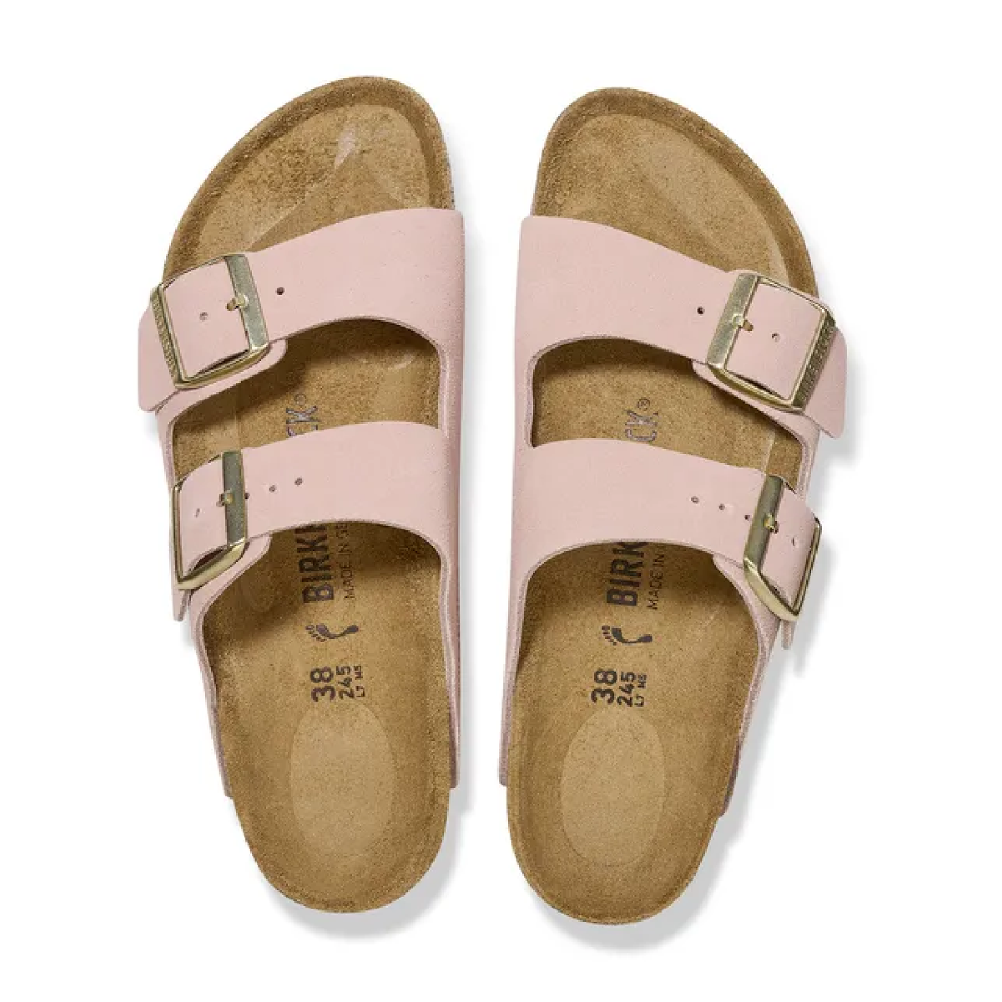 Arizona Suede Sandaler, Light Rose