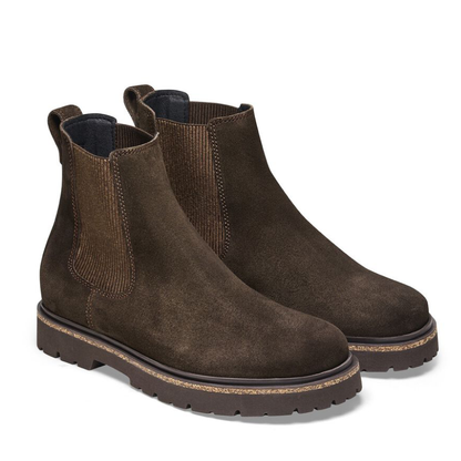 Highwood Slip On Suede Leather Støvler, Mocha