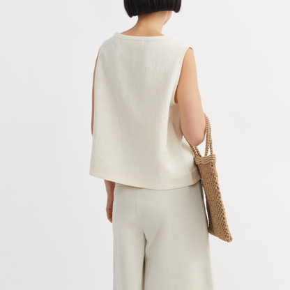 Calla Top, Off White