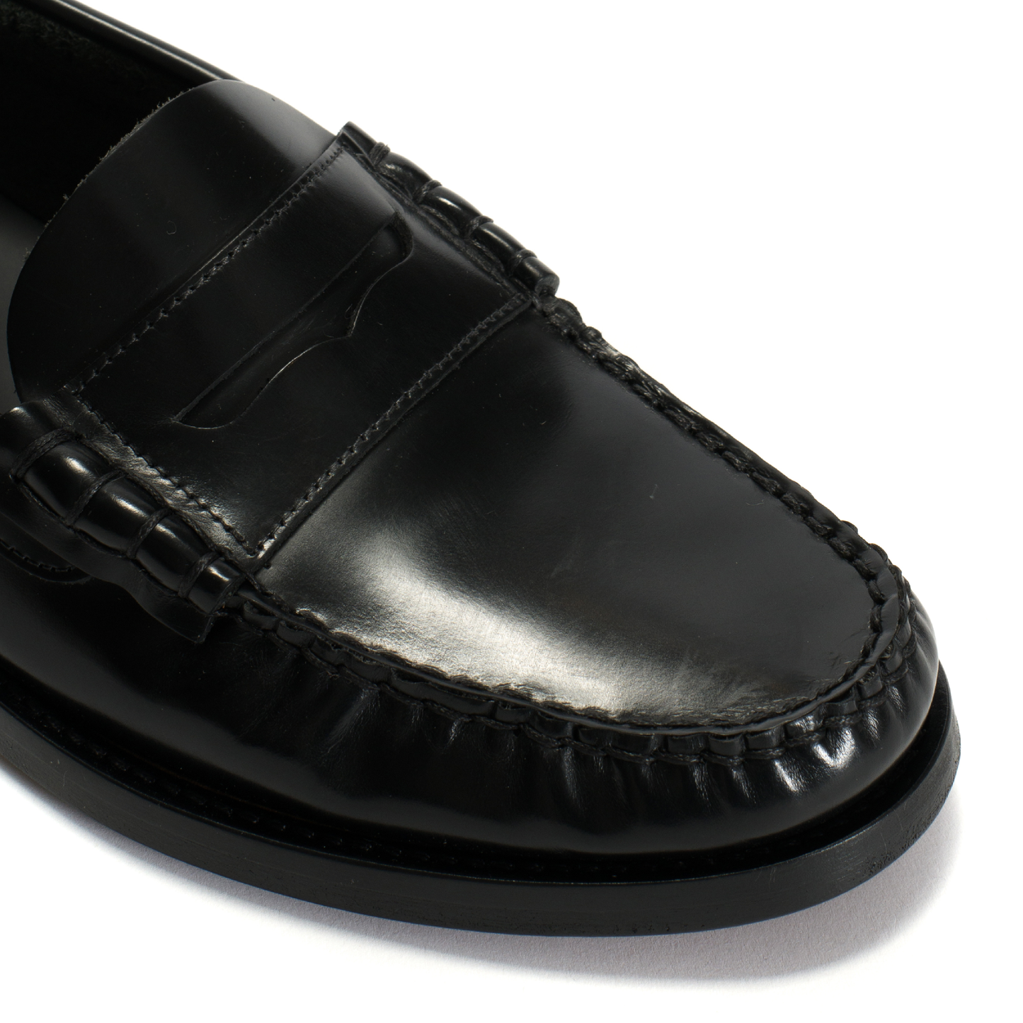 Penny Moccasin Loafer, Black