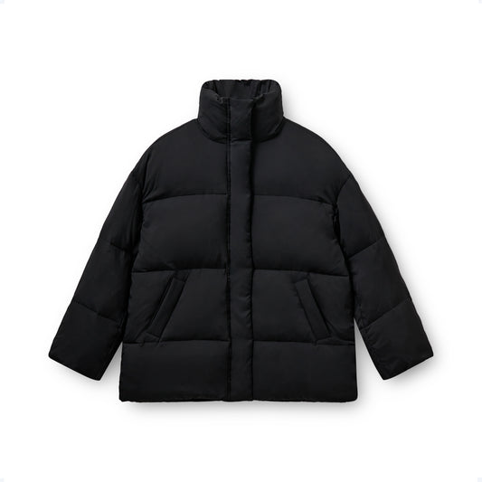 Puff Down Jacket, Black