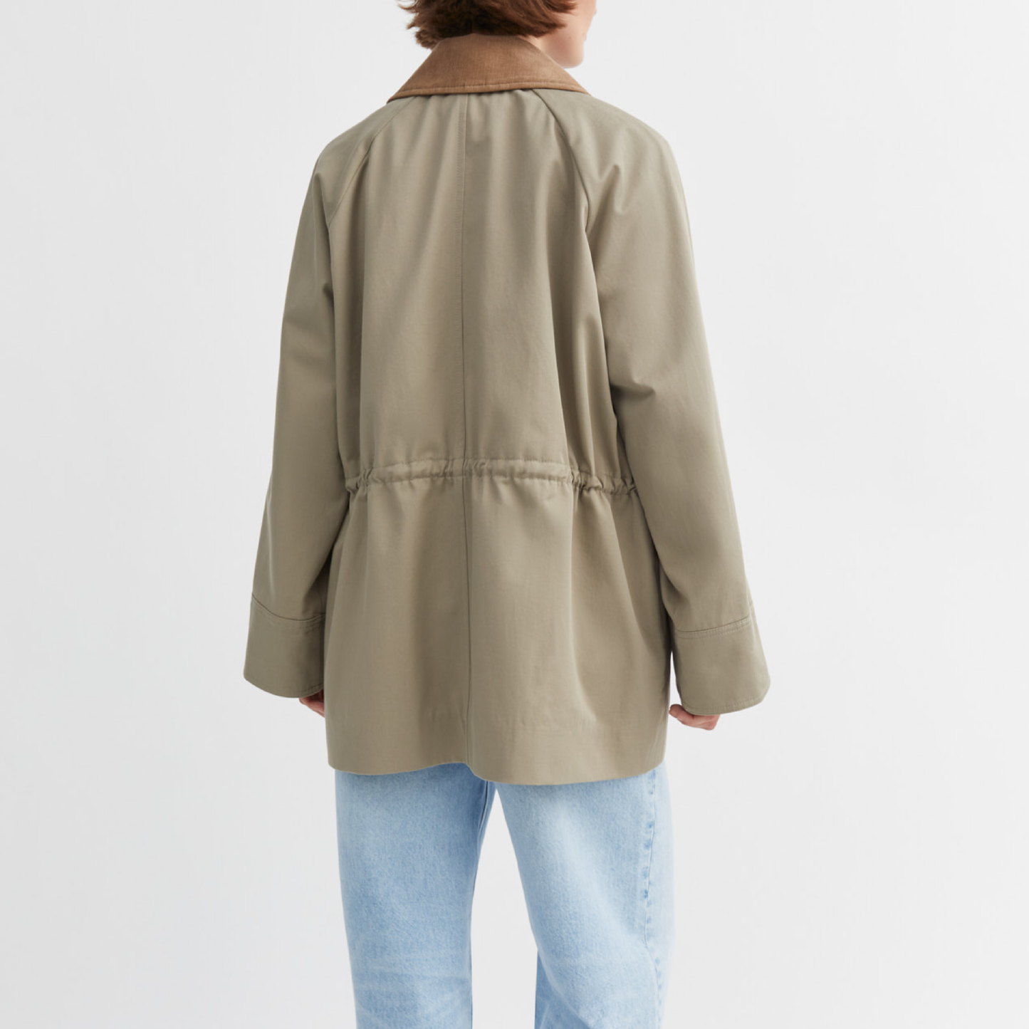 Gaby Parka Jacket, Stone Moss