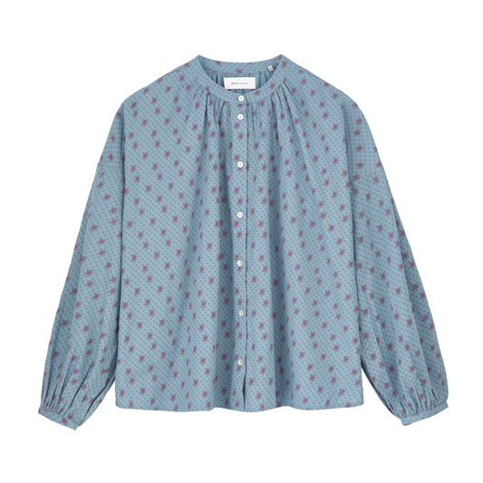 Cilla Shirt, Florence Print/Blue