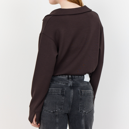 Ezra 6 Sweatshirt, Brun