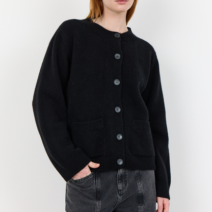 Perle 9 Cardigan, Black