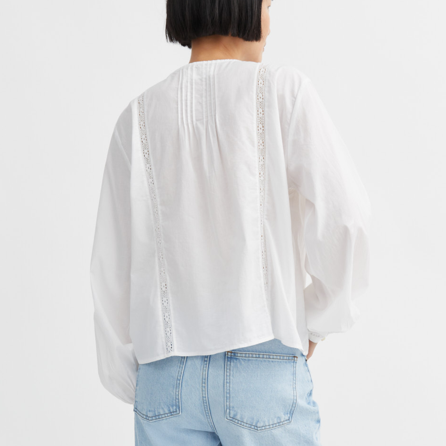 Magnolia Blouse, Optic White