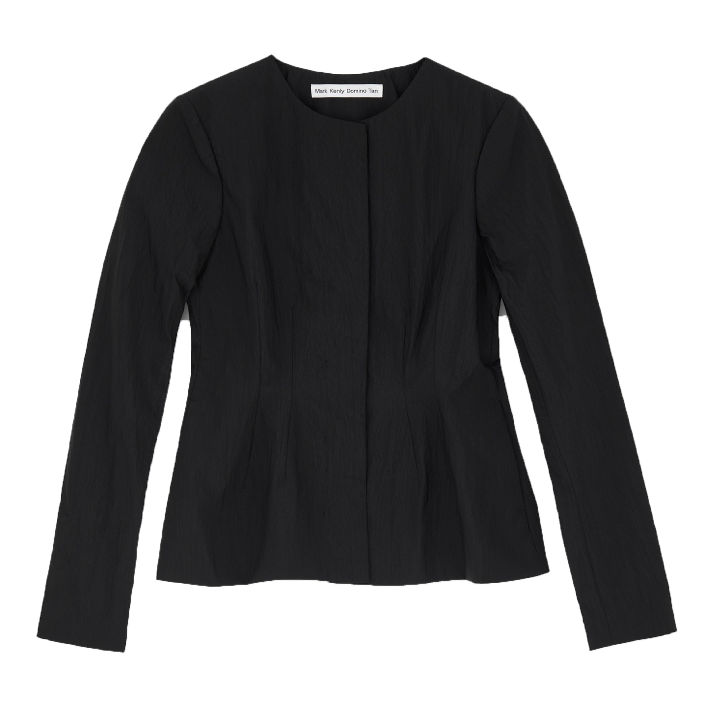 Julienne Crinkle Tech Blazer, Black