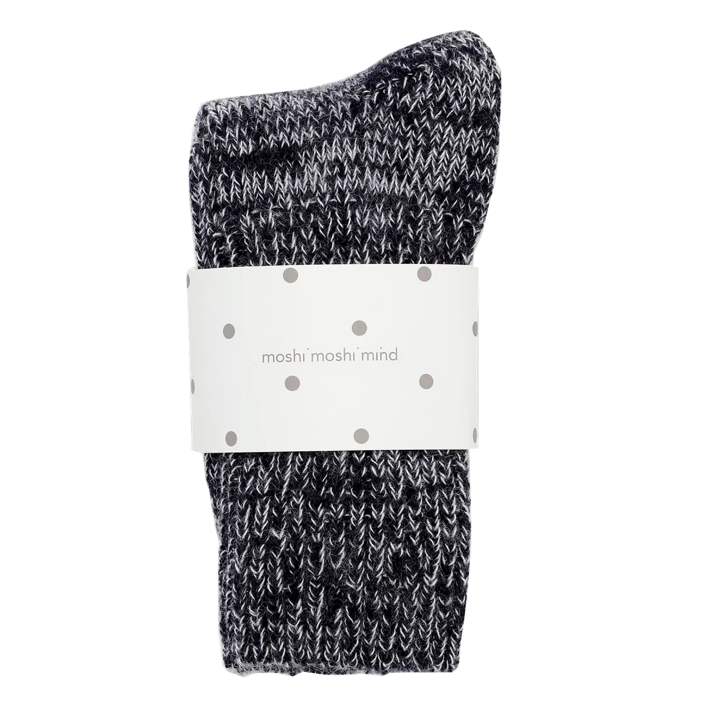 Boyfriend Socks, Dark Navy Melange