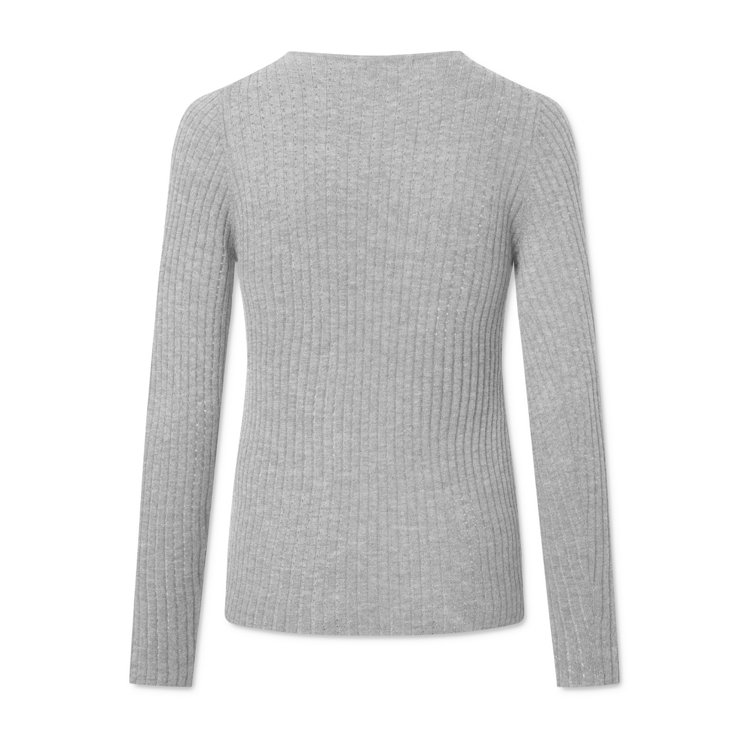 Magnus Crewneck, Light Grey Melange