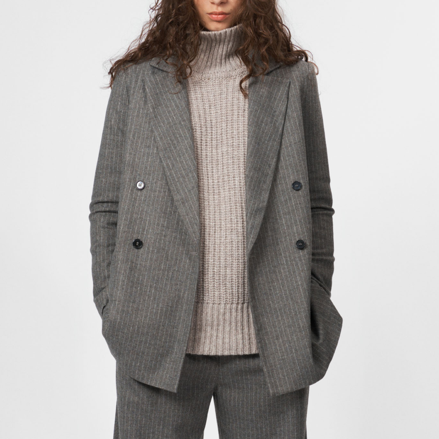 Tyler Blazer, Multi Grey Stripe