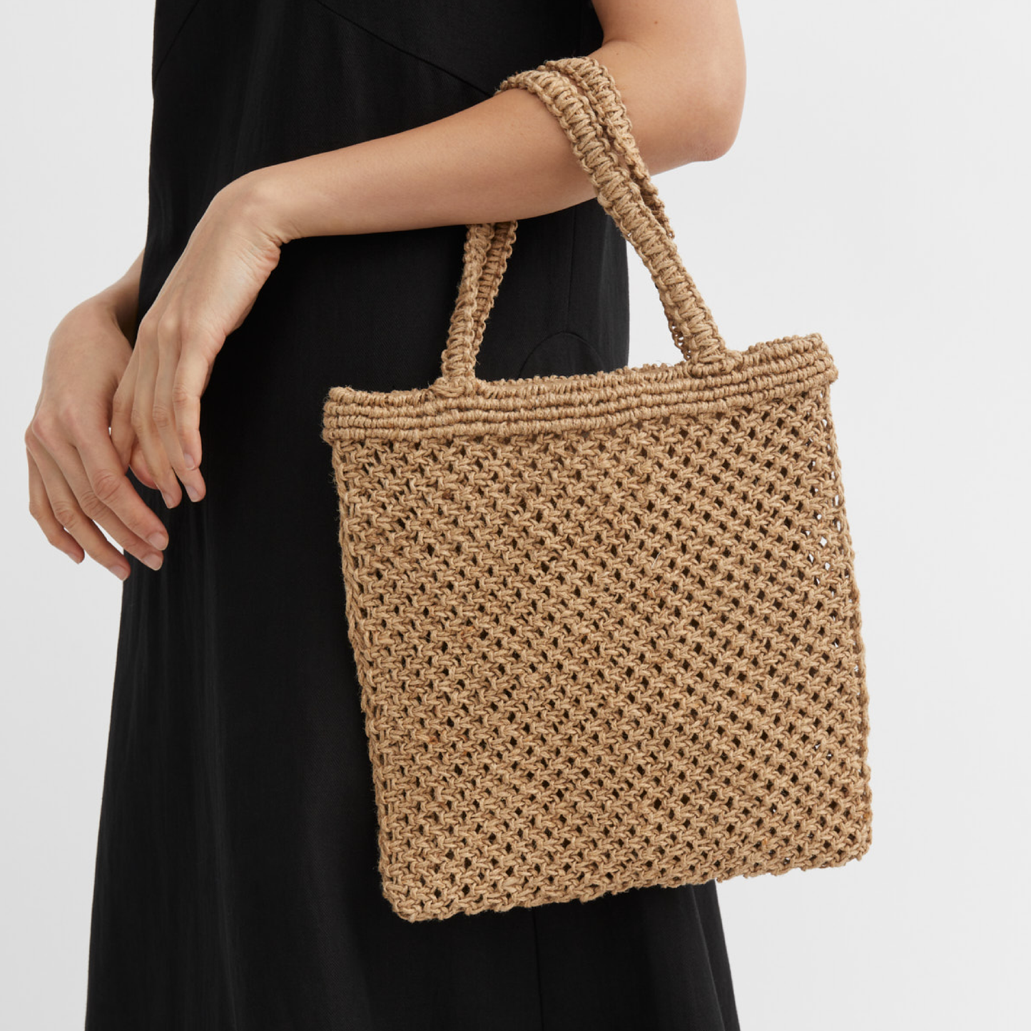 Nura Straw Bag, Natural