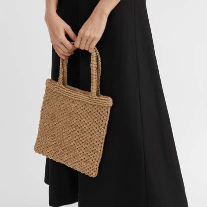 Nura Straw Bag, Natural