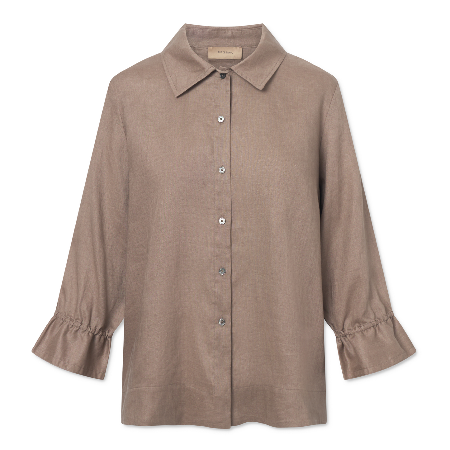 Selia Solid Linen, Taupe