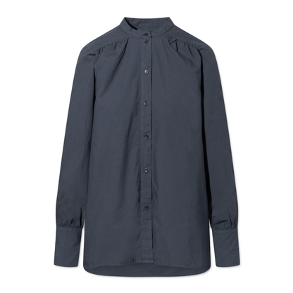 Sabine Garment Dyed Poplin, Dark Navy