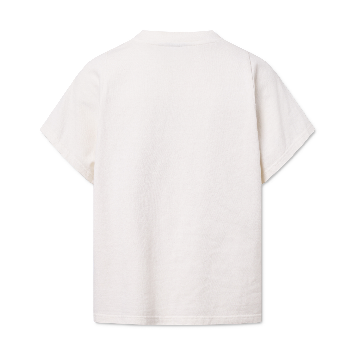 Teagan Garment Dyed Light Jersey, Parchment White