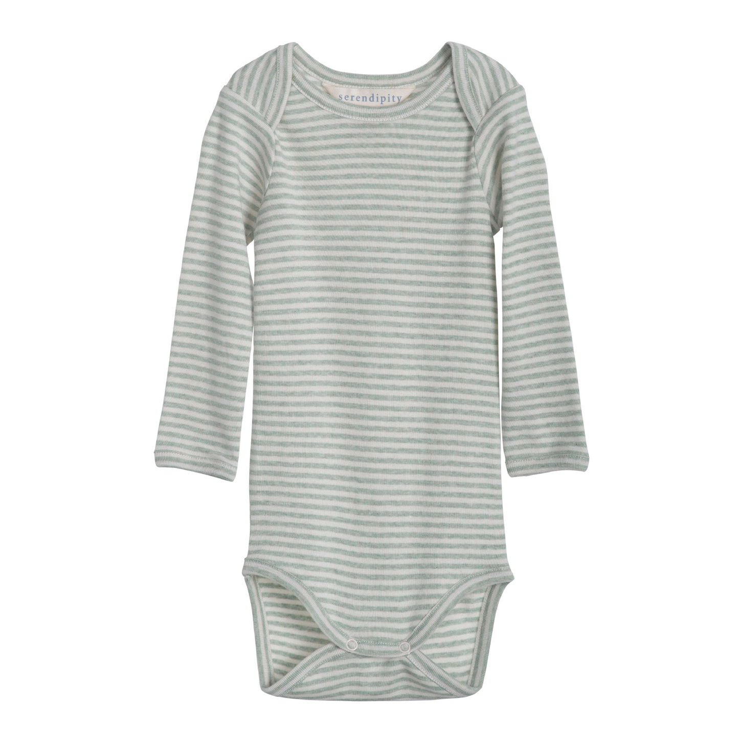 Baby Body Stripe, Jade/Offwhite